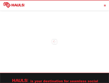 Tablet Screenshot of hauls.com